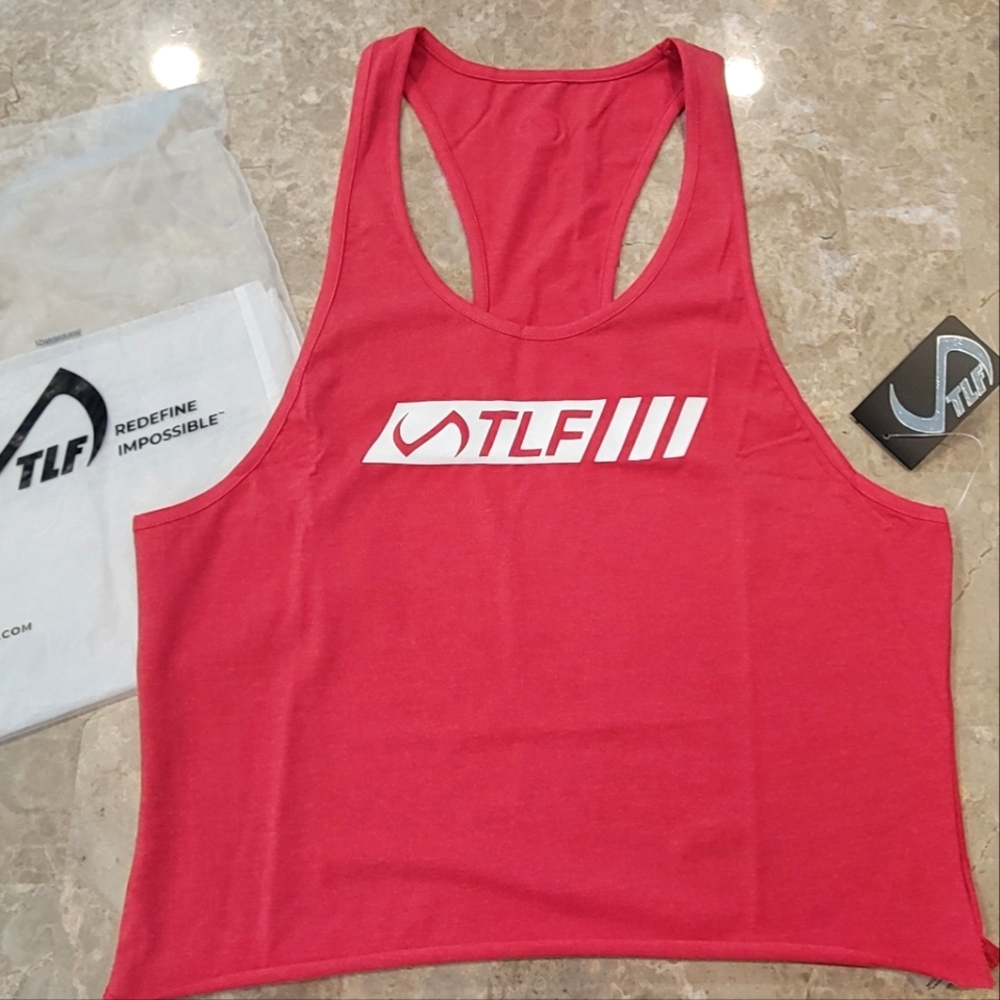 NWT- TLF Red Crop Tank